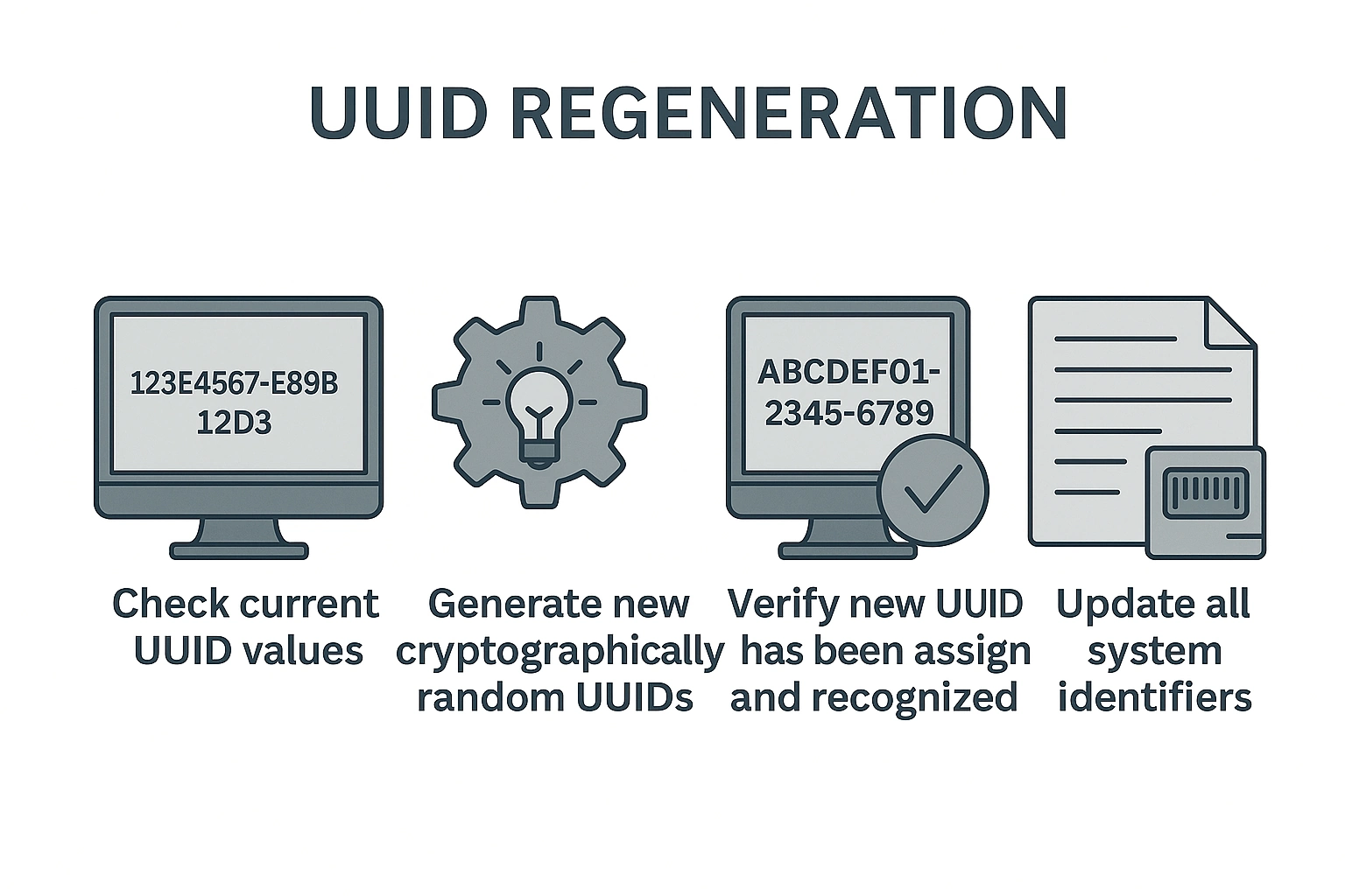 UUID regeneration